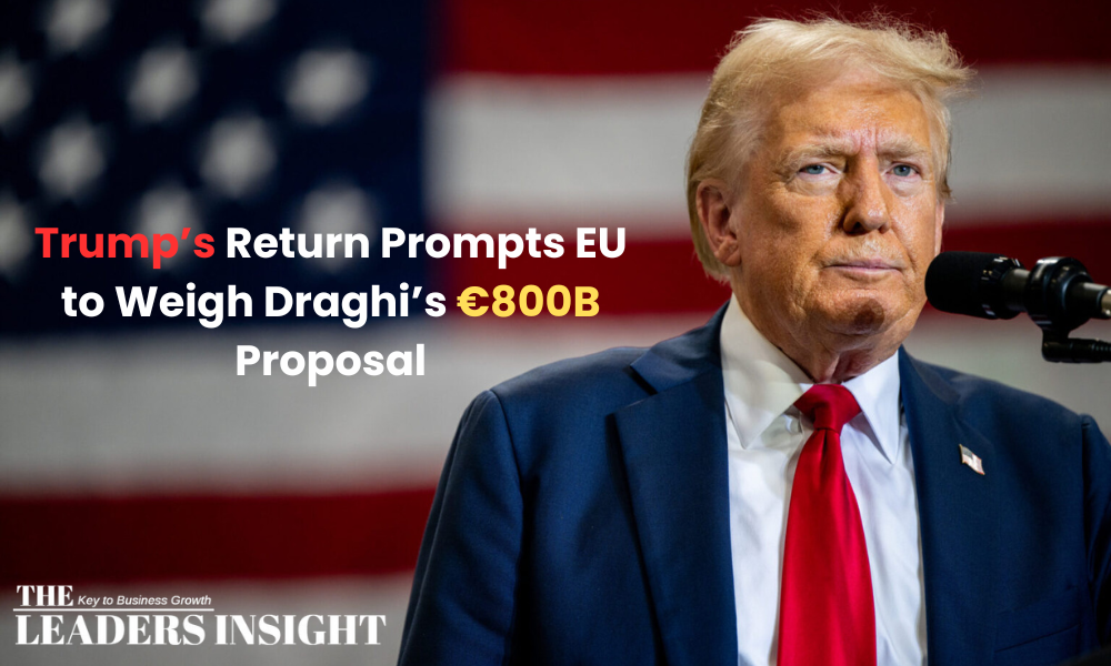 Trump’s Return Prompts EU to Weigh Draghi’s €800B Proposal